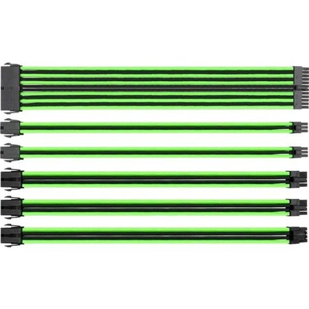 THERMALTAKE Thermaltake Ttmod Sleeve Cable - Green/Black AC-034-CN1NAN-A1